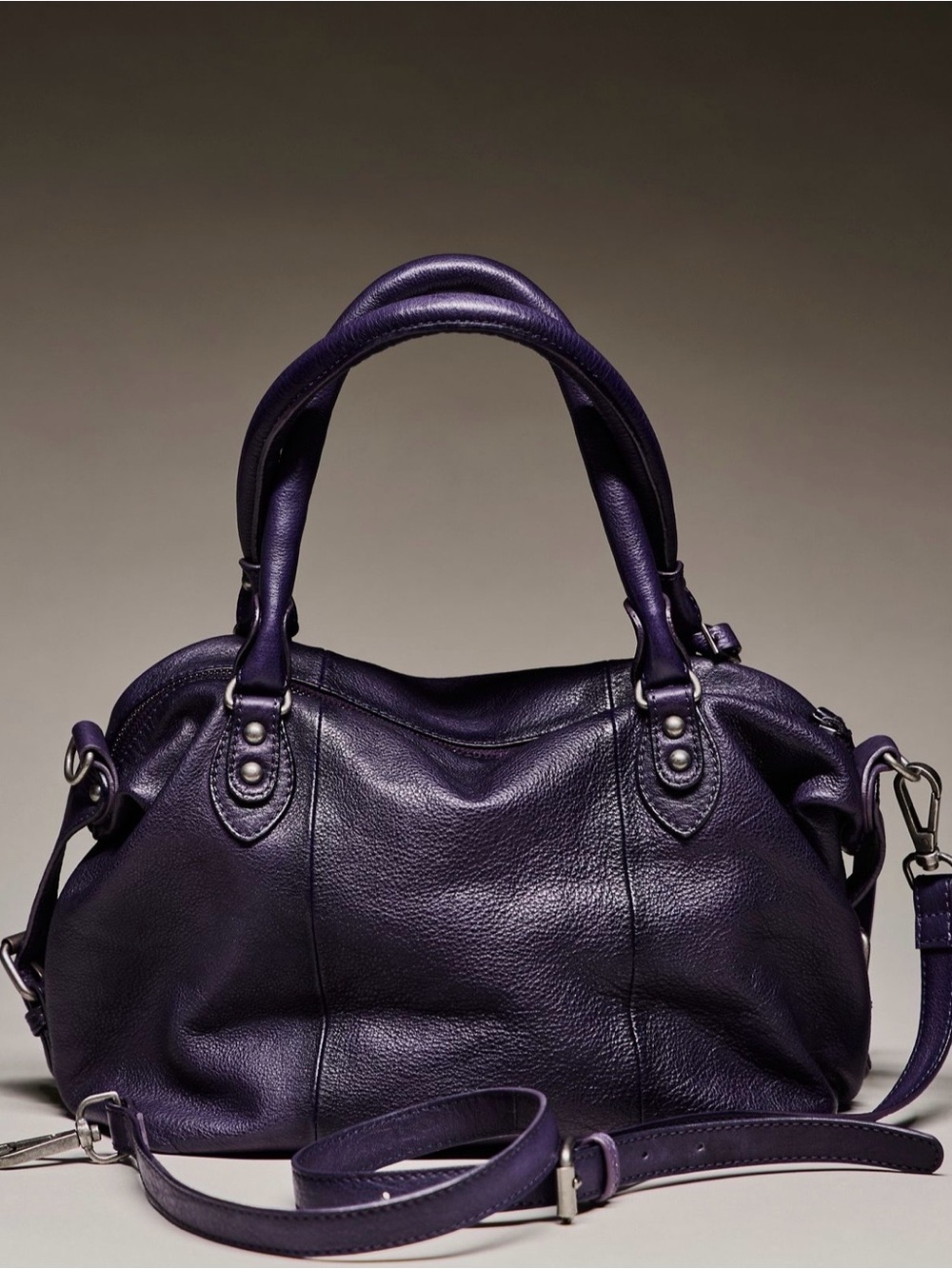 Free People We the Free baby Emerson tote in midnight orchid - Picture 2 of 3